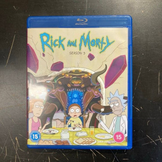 Rick And Morty - Kausi 5 Blu-ray (M-/M-) -tv-sarja- (ei suomenkielistä tekstitystä)